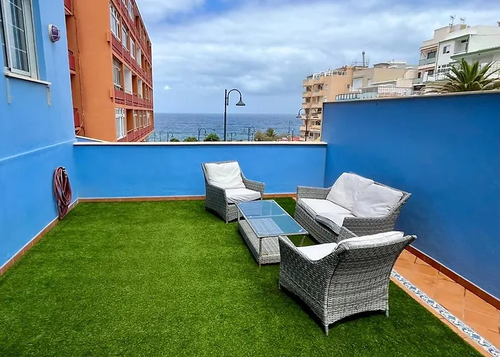 Apartamento A Pie De Playa Con Una Amplia Terraza